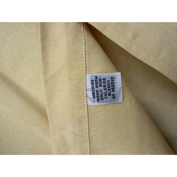 Ralph Lauren Men’s Yellow Button Down Dress Shirt Sz 15.5/34 - Picture 2 of 4